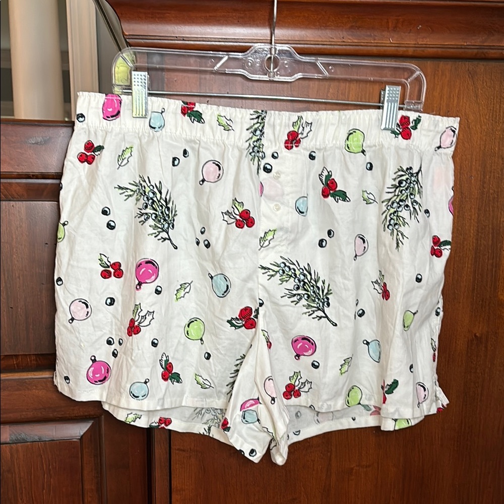 NWT Colsie Holiday Print Pajama Shorts - Picture 1 of 4